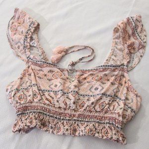 😍🌹 LAMAMBA FLORAL TOP – MULTI-COLOR SIZE L